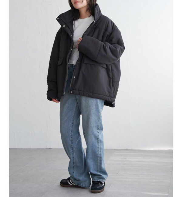 VENCE share style「スタンド中綿コート」|その他|