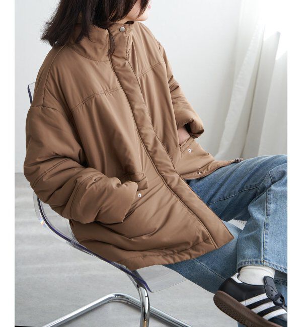 VENCE share style「スタンド中綿コート」|その他|