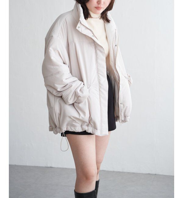 VENCE share style「スタンド中綿コート」|その他|