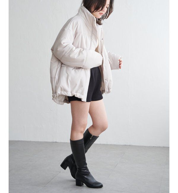 VENCE share style「スタンド中綿コート」|その他|