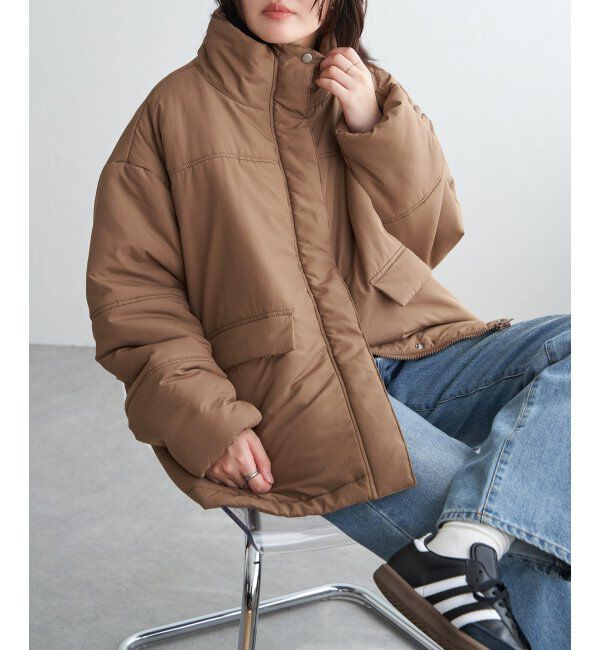 VENCE share style「スタンド中綿コート」|その他|