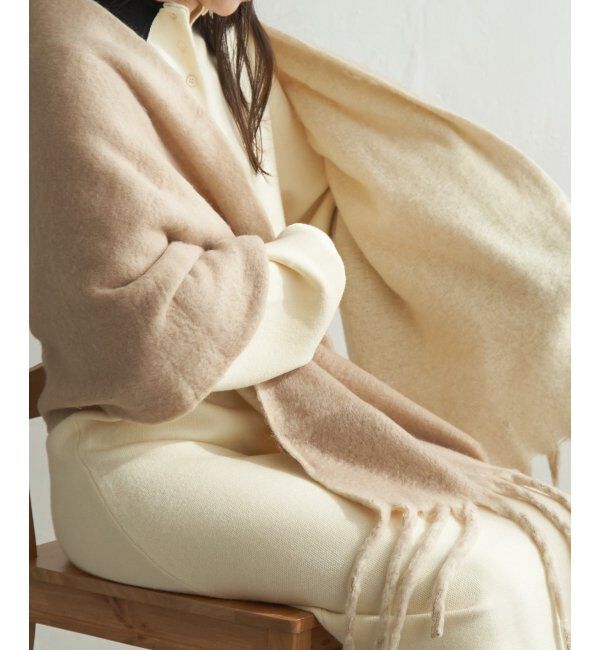 VENCE share style「無地バイカラーマフラー」|バンダナ・スカーフ|