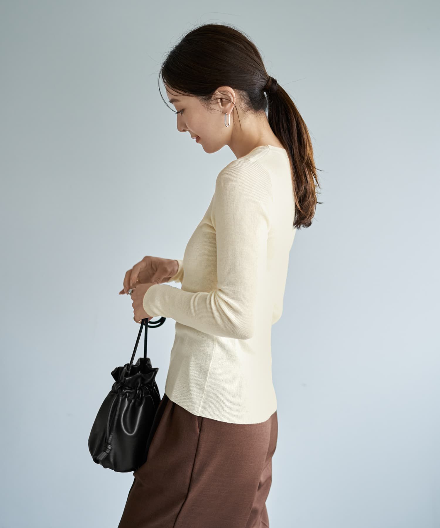 STYLE DELI「夢ごこちハイゲージゆるフィットトップス」|Tシャツ・カットソー|