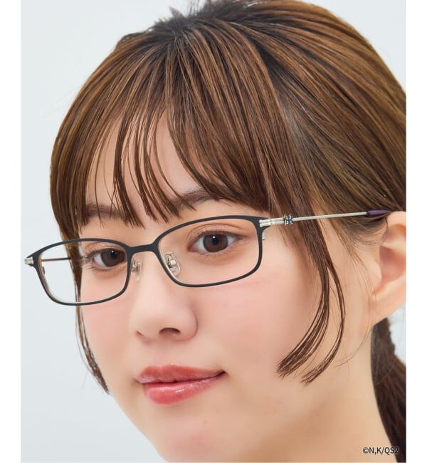  「Zoff｜五等分の花嫁＊ 中野二乃モデル[ご予約限定特典アクリルスタンド付き] レンズ交換券付」|メガネ|