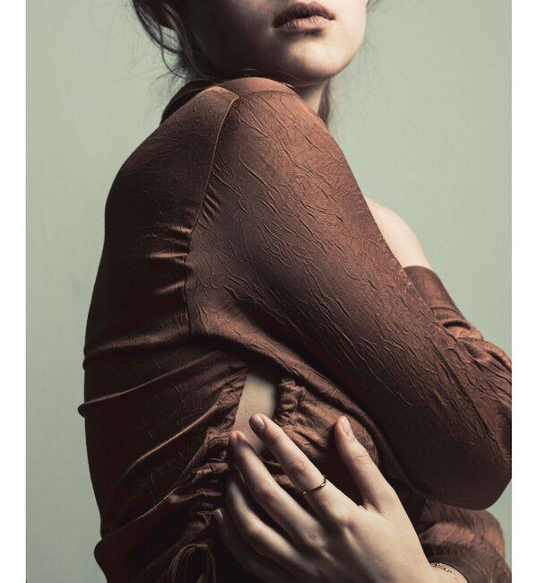 ete「[レイヤード] K18YG ワイヤー リング」|リング|