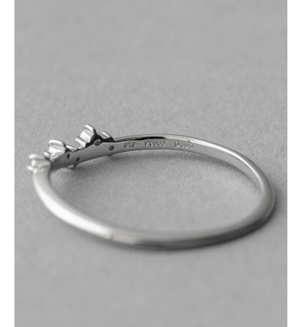 ete「[レイヤード] PT900 ダイヤモンド リング」|リング|