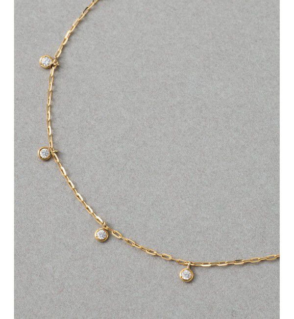 ete「[デュー] K18YG ダイヤモンド ブレスレット」|ブレスレット・バングル|