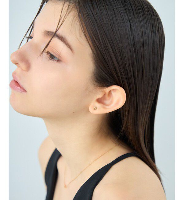 ete「[レースライン] K18YG ピアス」|ピアス|