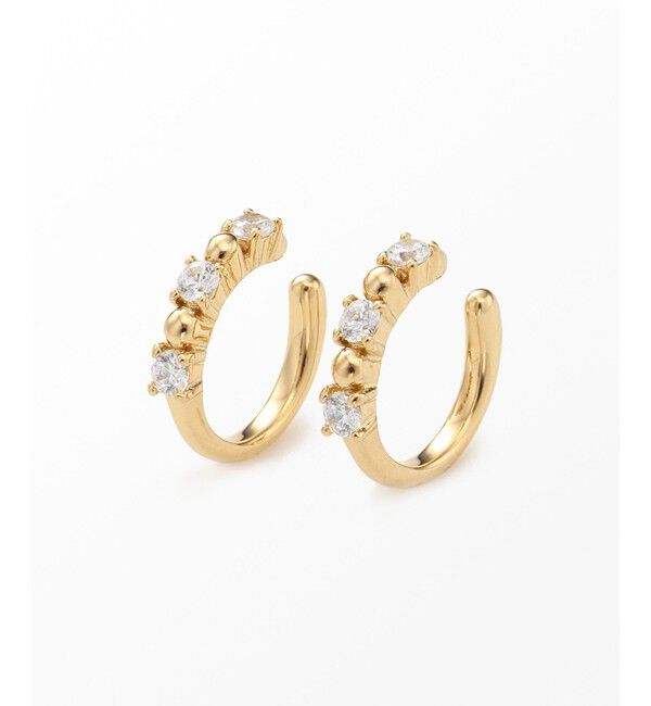 Jouete「イヤリング ジルコニア」|イヤリング|イエローゴールド