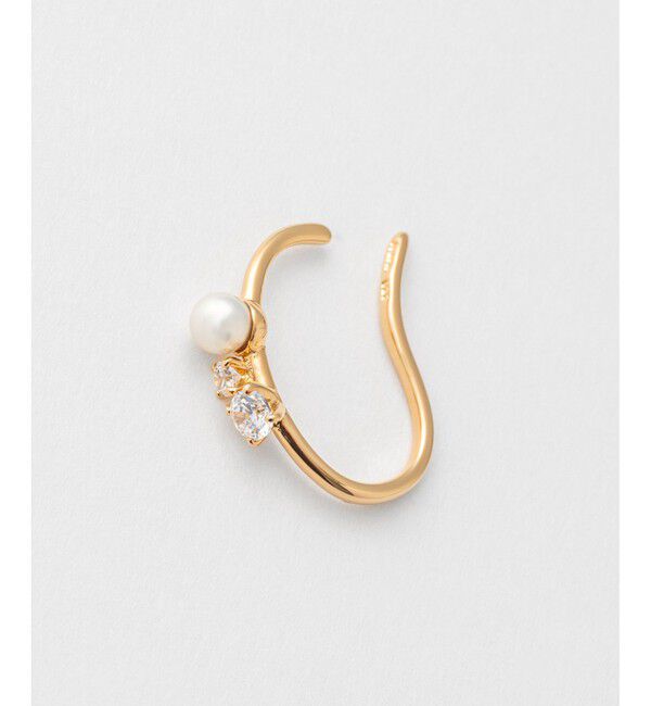 Jouete「ウェアリング ジルコニア&times;パール」|イヤリング|