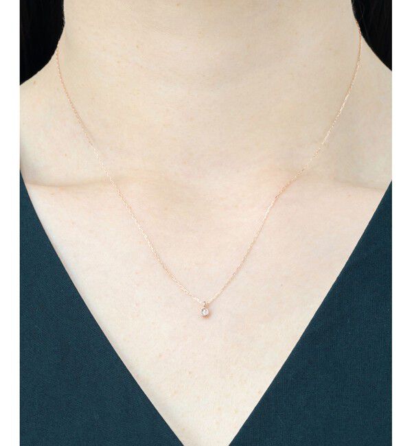 Jouete「K10 ダイヤモンド ネックレス」|ネックレス|