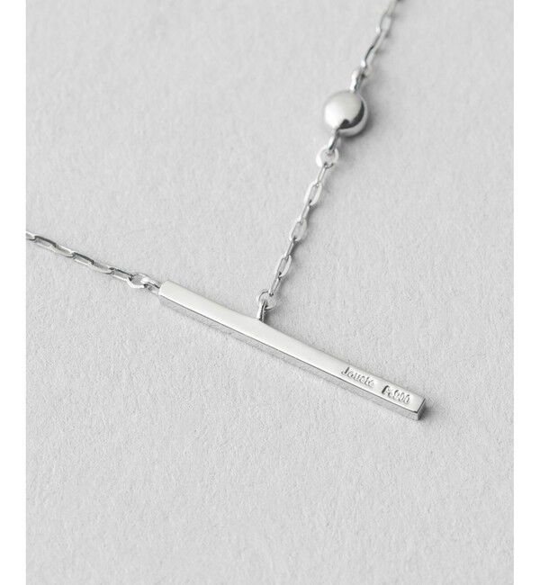 Jouete「PT900/850 ロングネックレス ダイヤモンド」|ネックレス|