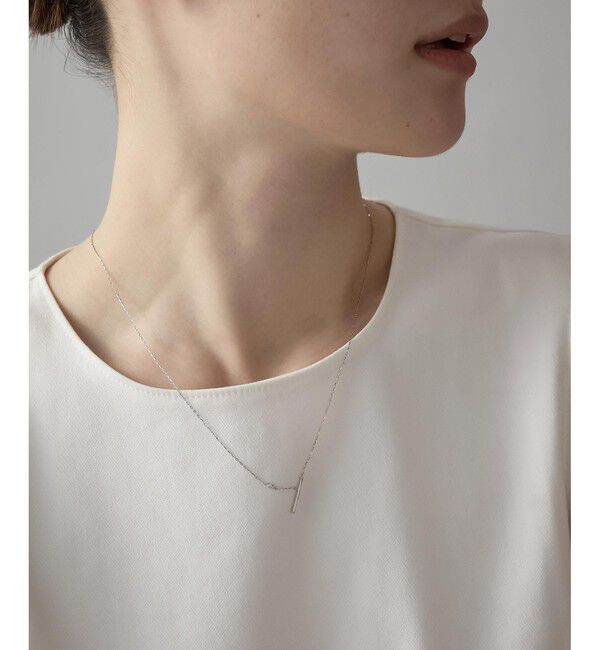 Jouete「PT900/850 ロングネックレス ダイヤモンド」|ネックレス|