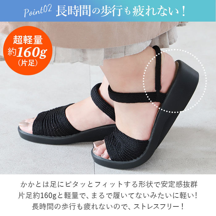BACKYARD FAMILY「アルコペディコ 通販 クラシックライン SHARP シャープ サンダル レディース ぺたんこ 軽い」|サンダル|