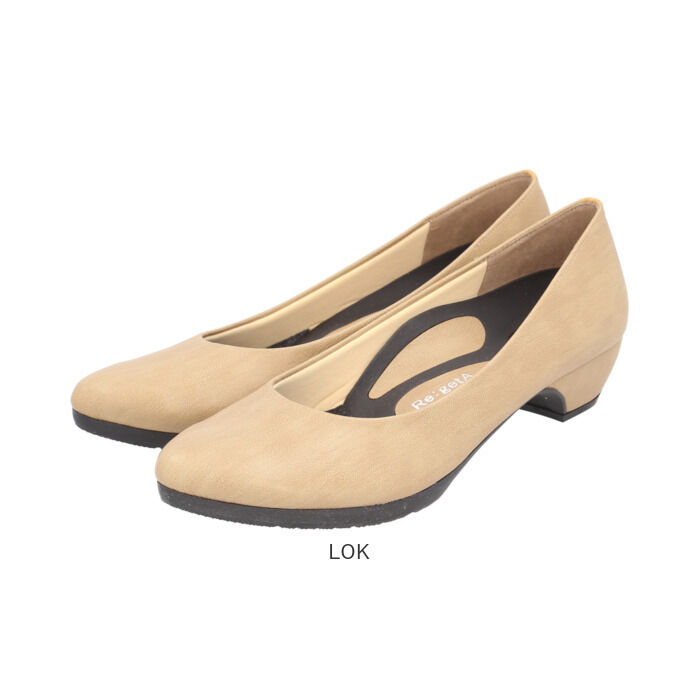 BACKYARD FAMILY「リゲッタ Re:getA パンプス 通販 RMP001 レディース 靴 ローヒール」|パンプス|