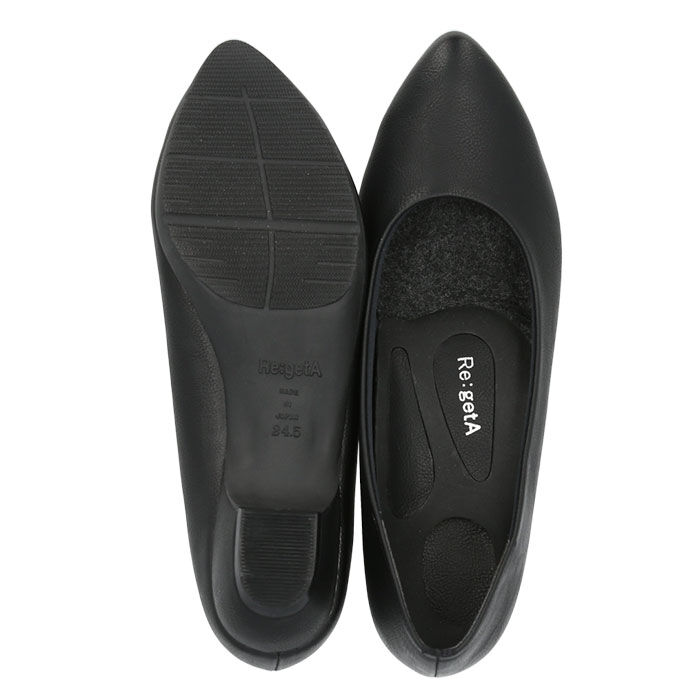 BACKYARD FAMILY「リゲッタ Re:getA パンプス 通販 RMP001 レディース 靴 ローヒール」|パンプス|