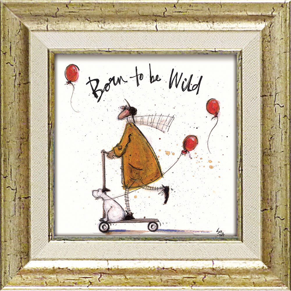 BACKYARD FAMILY「サムトフト 絵画 通販 約24cm &times; 24cm Sam toft アートフレーム おしゃれ サム」|その他|ホワイト4