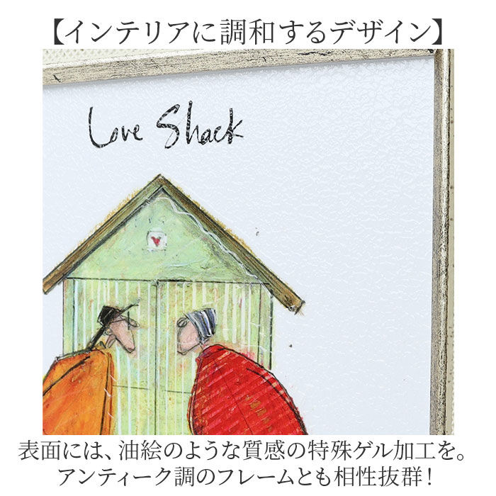 BACKYARD FAMILY「サムトフト 絵画 通販 約24cm &times; 24cm Sam toft アートフレーム おしゃれ サム」|その他|