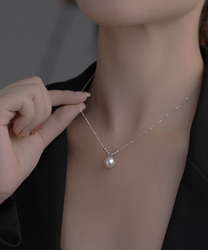 BACKYARD FAMILY「パール ネックレス 一粒 通販 ペンダント 首飾り ジュエリー アクセサリー レディース」|その他|