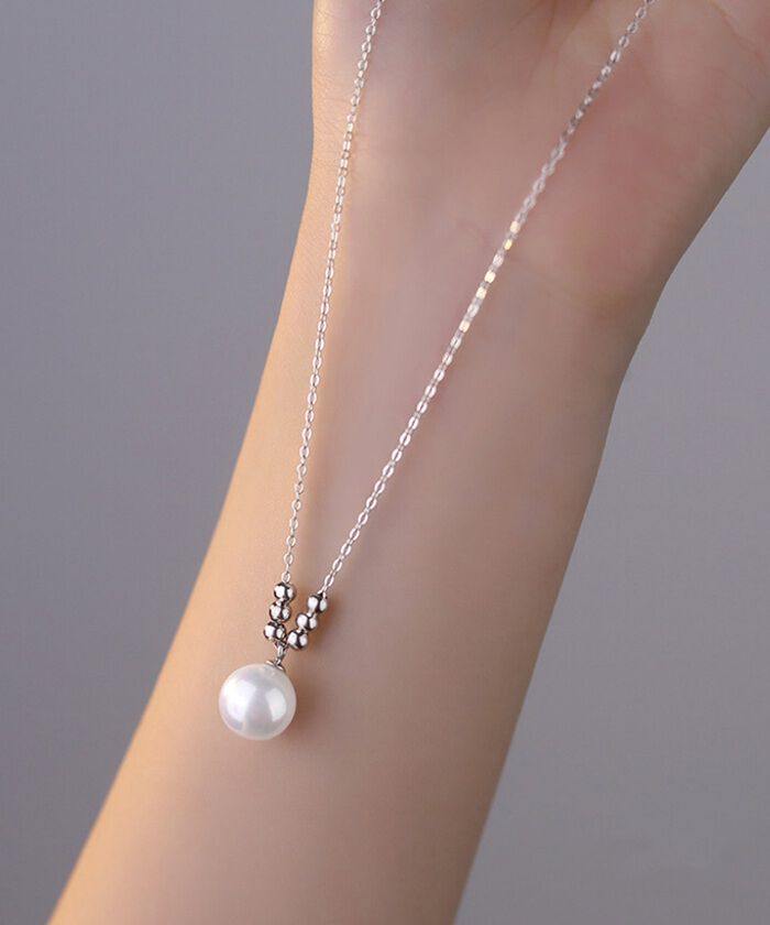 BACKYARD FAMILY「パール ネックレス 一粒 通販 ペンダント 首飾り ジュエリー アクセサリー レディース」|その他|