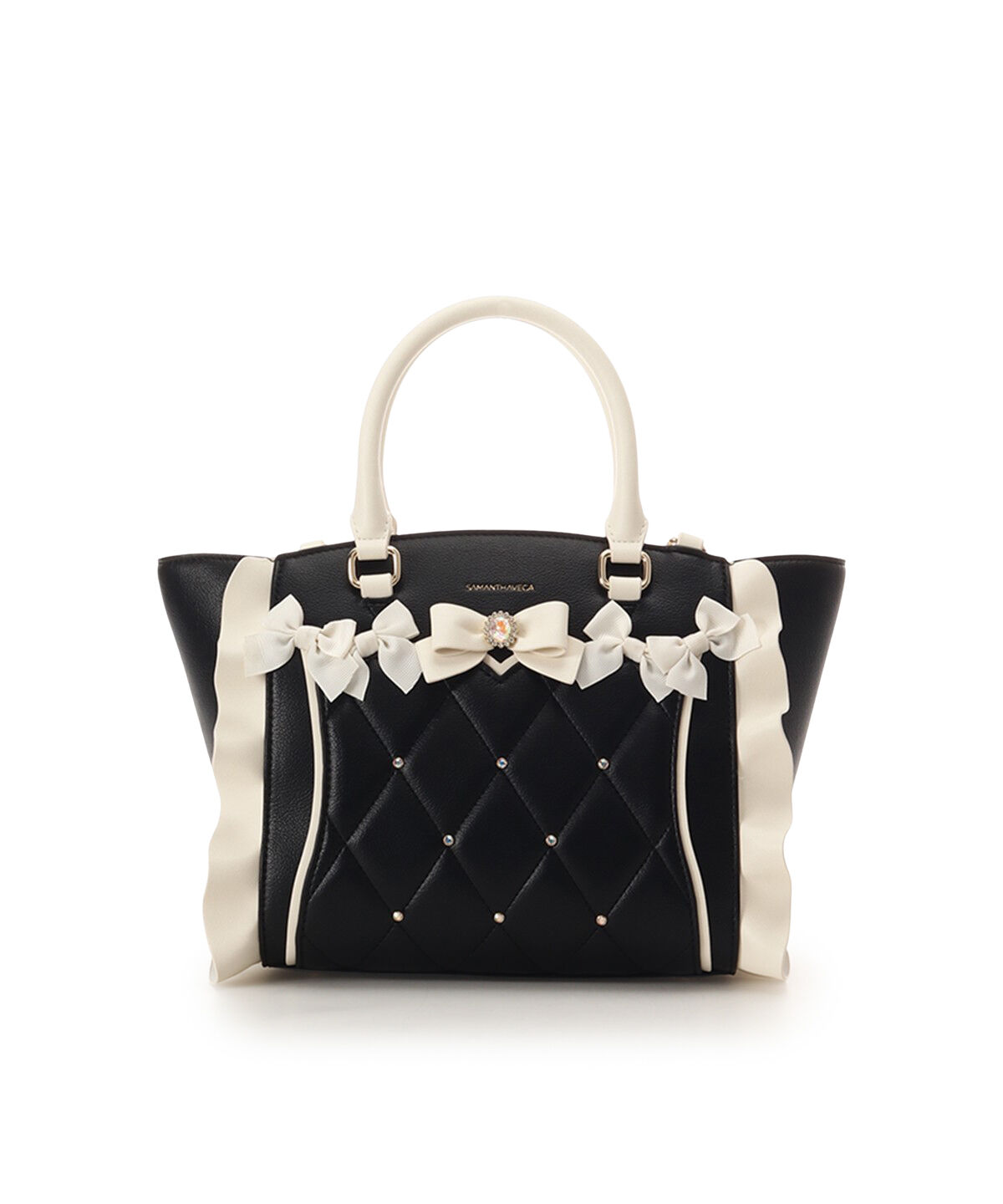 Samantha Vega「ハニーフラッター（小）」|ハンドバッグ|ブラック