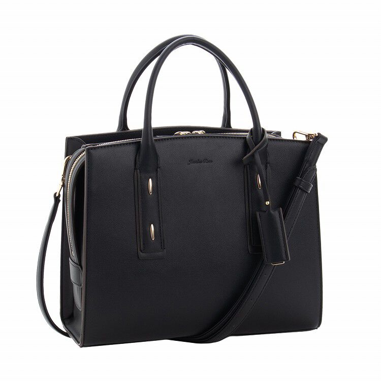  「Jewelna Rose メルジュール トートバッグ ミドルサイズ 65601」|トートバッグ|ブラック