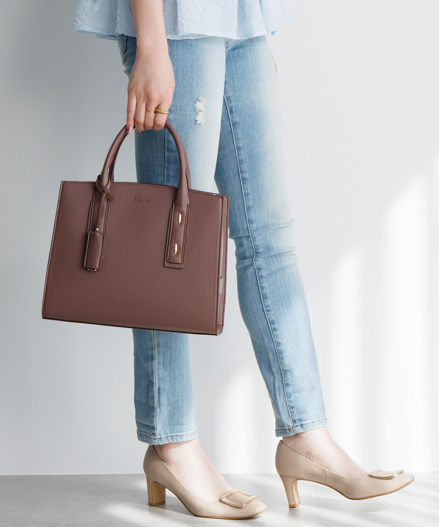  「Jewelna Rose メルジュール トートバッグ ミドルサイズ 65601」|トートバッグ|