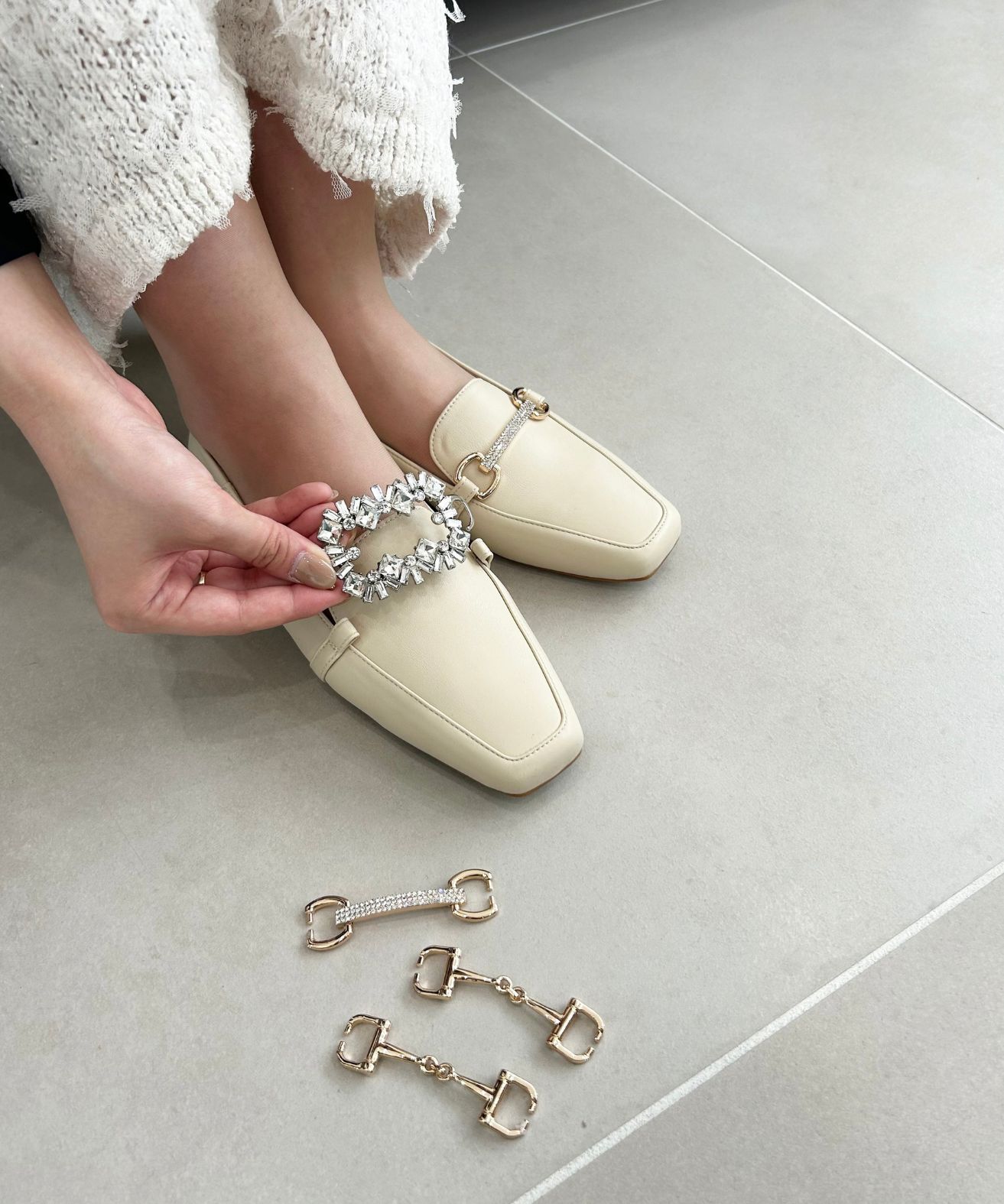 ORiental TRaffic「【再入荷】3wayモチーフバブーシュローファー/41314 ローファー」|パンプス|