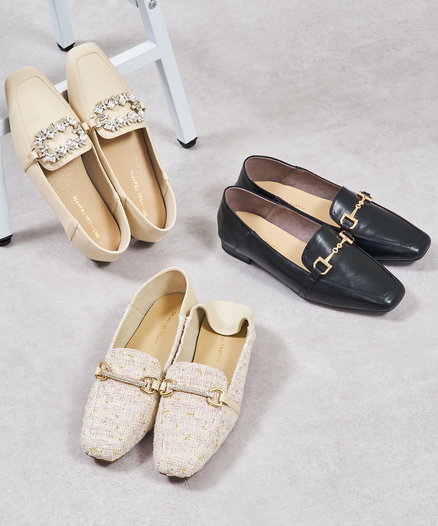 ORiental TRaffic「【再入荷】3wayモチーフバブーシュローファー/41314 ローファー」|パンプス|