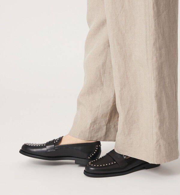 ODETTE E ODILE「スタッズラインローファー フラット20&uarr;」|ローファー|