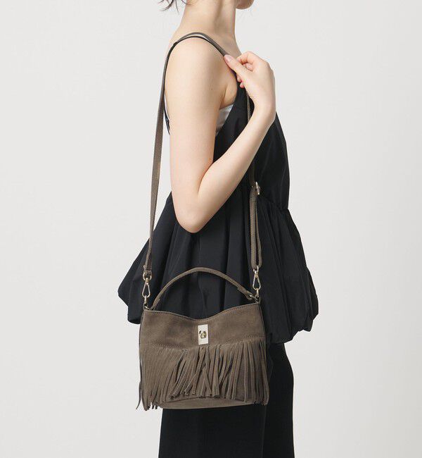 ODETTE E ODILE「＜AULENTTI＞ FRINGE SLD」|ショルダー・メッセンジャー|