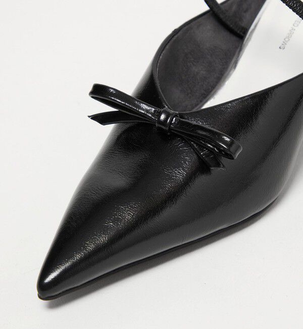 ODETTE E ODILE「＜SY＞ シェイプヒールリボンミュール サンダル50&uarr;」|サンダル|