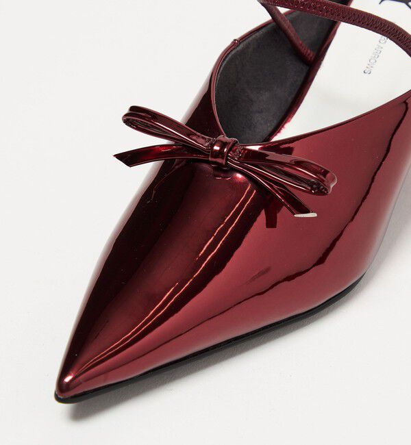 ODETTE E ODILE「＜SY＞ シェイプヒールリボンミュール サンダル50&uarr;」|サンダル|