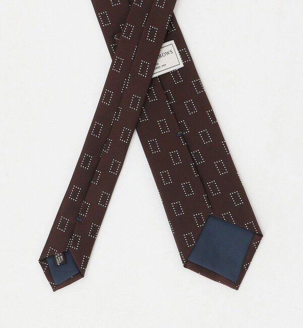 UNITED ARROWS「ジャガード スクエア ネクタイ」|ネクタイ・蝶ネクタイ|