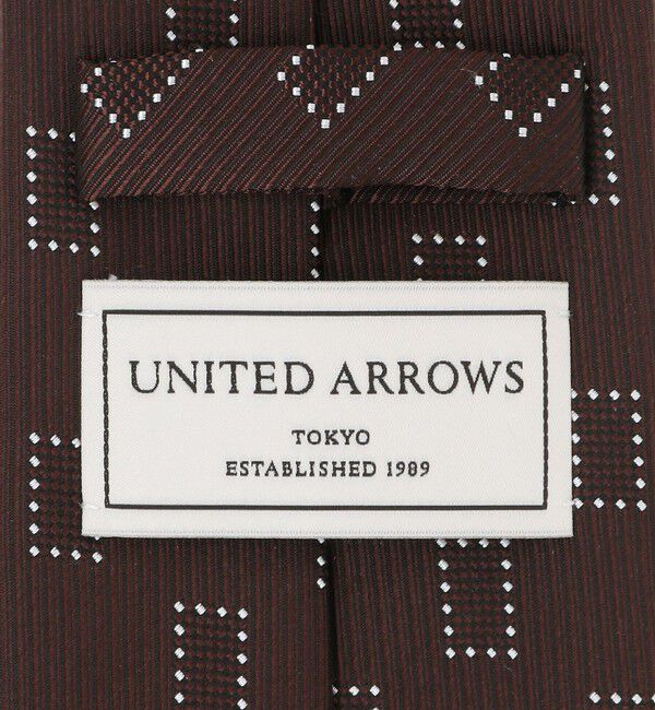 UNITED ARROWS「ジャガード スクエア ネクタイ」|ネクタイ・蝶ネクタイ|