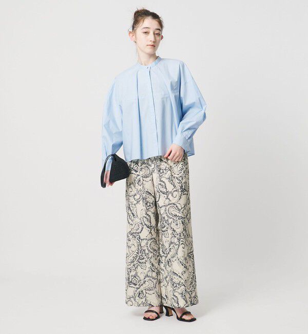 UNITED ARROWS「＜SACRA＞ペイズリー イージーパンツ」|チノ|