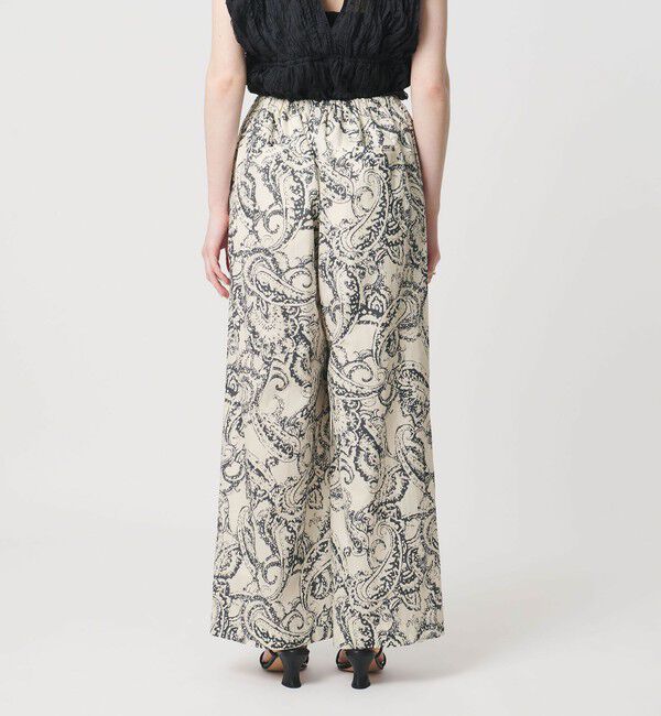 UNITED ARROWS「＜SACRA＞ペイズリー イージーパンツ」|チノ|