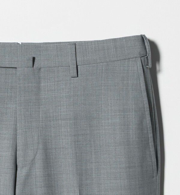 UNITED ARROWS「トロピカル サイドエクステンド ノープリーツ スラックス COMFORT EASY‐MODEL ウォッシャブル タテヨコス」|スラックス|