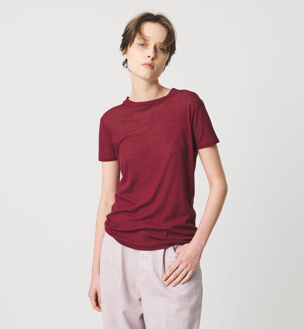 AEWEN MATOPH「＜AEWEN MATOPH＞シアーTシャツ」|Tシャツ・カットソー|WINE