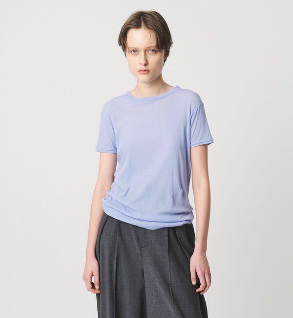 AEWEN MATOPH「＜AEWEN MATOPH＞シアーTシャツ」|Tシャツ・カットソー|LT.BLUE