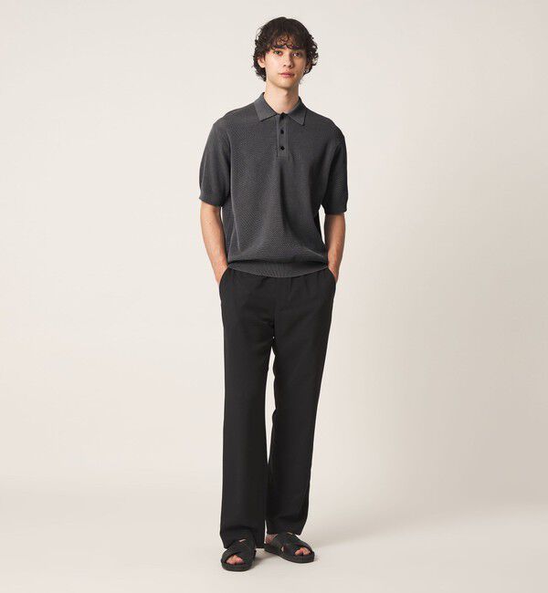 UNITED ARROWS「シャーリーカーン バーズアイ ニットポロシャツ」|ポロシャツ|