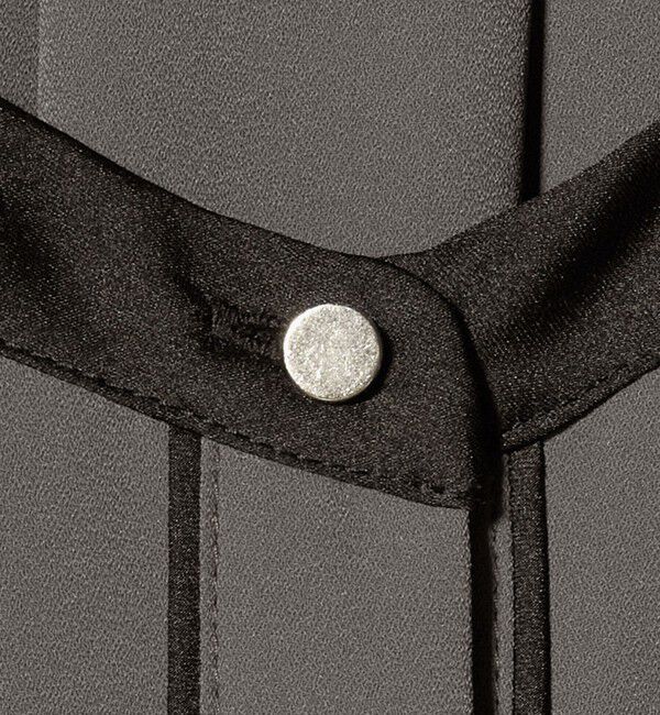 UNITED ARROWS「バイカラーパイピング ショートスリーブ ブラウス」|シャツ・ブラウス|