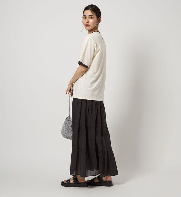 UNITED ARROWS green label relaxing「＜OSORA CAFE＞リンガー Tシャツ」|Tシャツ・カットソー|