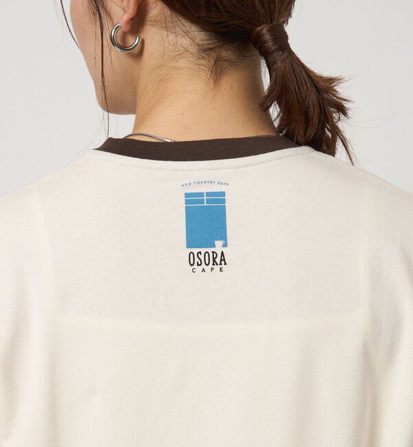 UNITED ARROWS green label relaxing「＜OSORA CAFE＞リンガー Tシャツ」|Tシャツ・カットソー|