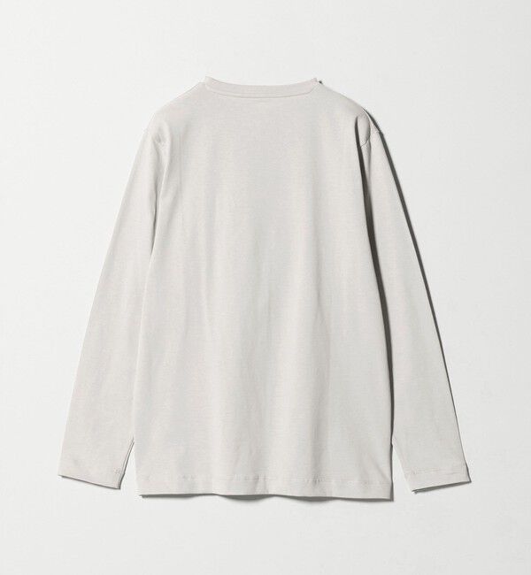 UNITED ARROWS green label relaxing「LONG FIBER COTTON クリア クルーネック 長袖 Tシャツ」|Tシャツ・カットソー|