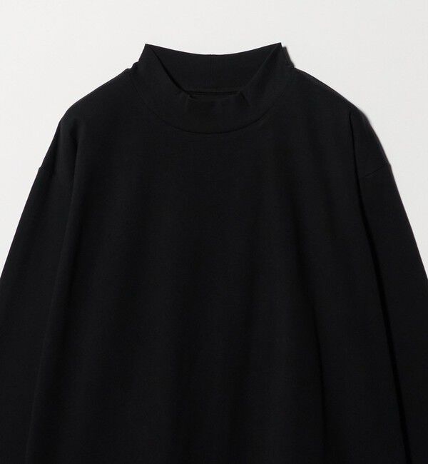 UNITED ARROWS green label relaxing「LONG FIBER COTTON クリア モックネック 長袖 Tシャツ」|Tシャツ・カットソー|