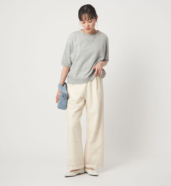 UNITED ARROWS green label relaxing「【別注】＜Champion＞5分袖 スウェット プルオーバー」|Tシャツ・カットソー|