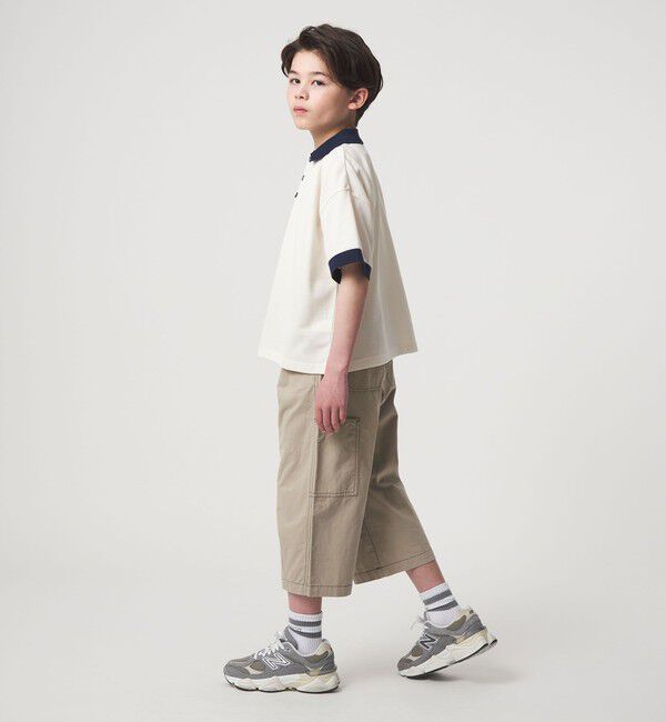 UNITED ARROWS green label relaxing「ツイル クロップド ペインター パンツ / キッズ  100cm-160cm」|チノ|