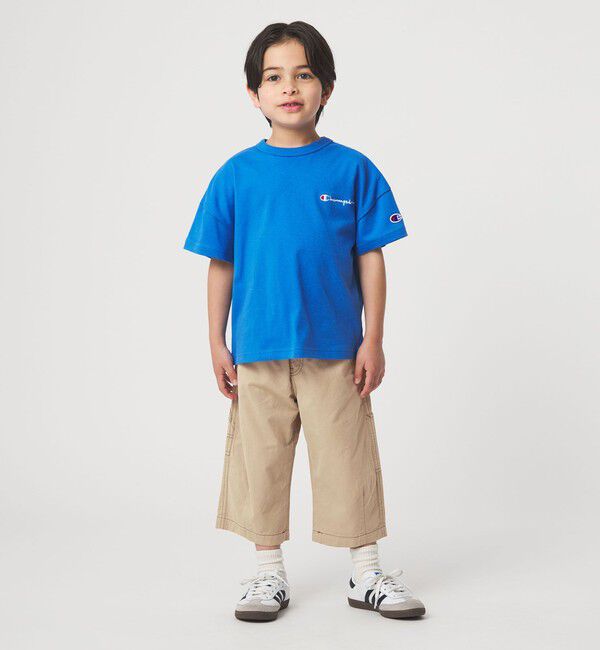 UNITED ARROWS green label relaxing「ツイル クロップド ペインター パンツ / キッズ  100cm-160cm」|チノ|