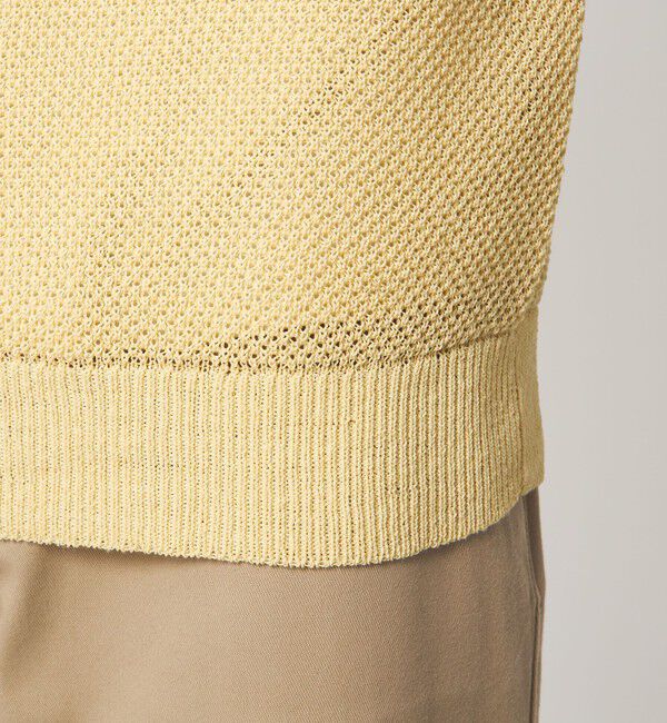 UNITED ARROWS green label relaxing「コットン ナイロン メッシュ スキッパー 半袖 ポロシャツ」|ポロシャツ|